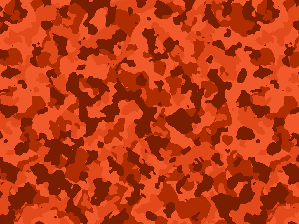 Rwraps™ Orange Camouflage Print Vinyl Wrap Film - Aerospace ERDL