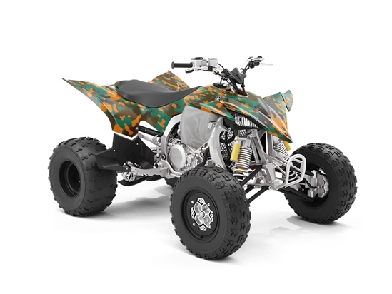Fire Napalm Camouflage ATV Wrapping Vinyl