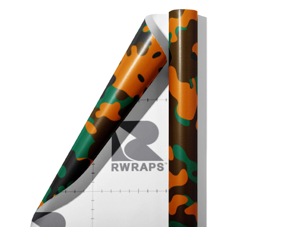 Fire Napalm Camouflage Wrap Film Sheets