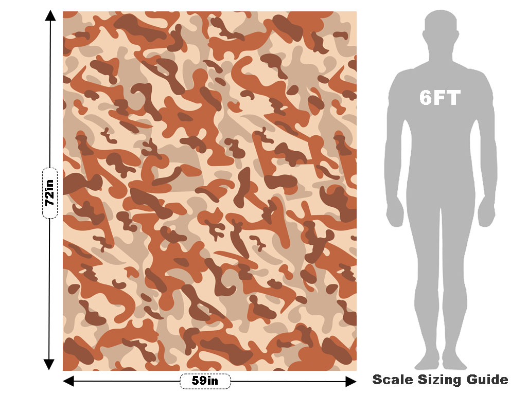Persian Multicam Camouflage Vehicle Wrap Scale