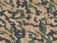 Sandstone Woodland Camouflage Vinyl Wrap Pattern
