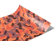 Soda Shrapnel Orange Camouflage Vinyl Wraps