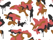 Tiger Graffiti Camouflage Vinyl Wrap Pattern