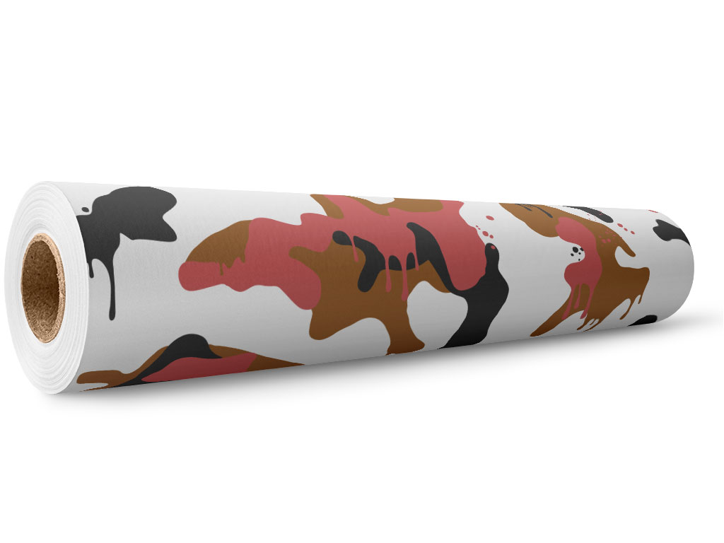 Tiger Graffiti Camouflage Wrap Film Wholesale Roll