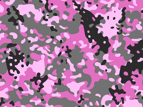 Rwraps™ Pink Camouflage Print Vinyl Wrap Film - Blush Multicam