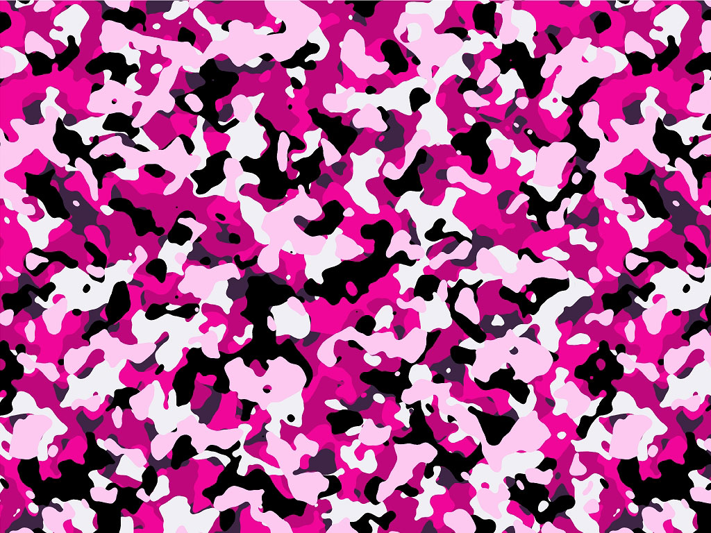 Bubble Gum Camouflage Vinyl Wrap Pattern