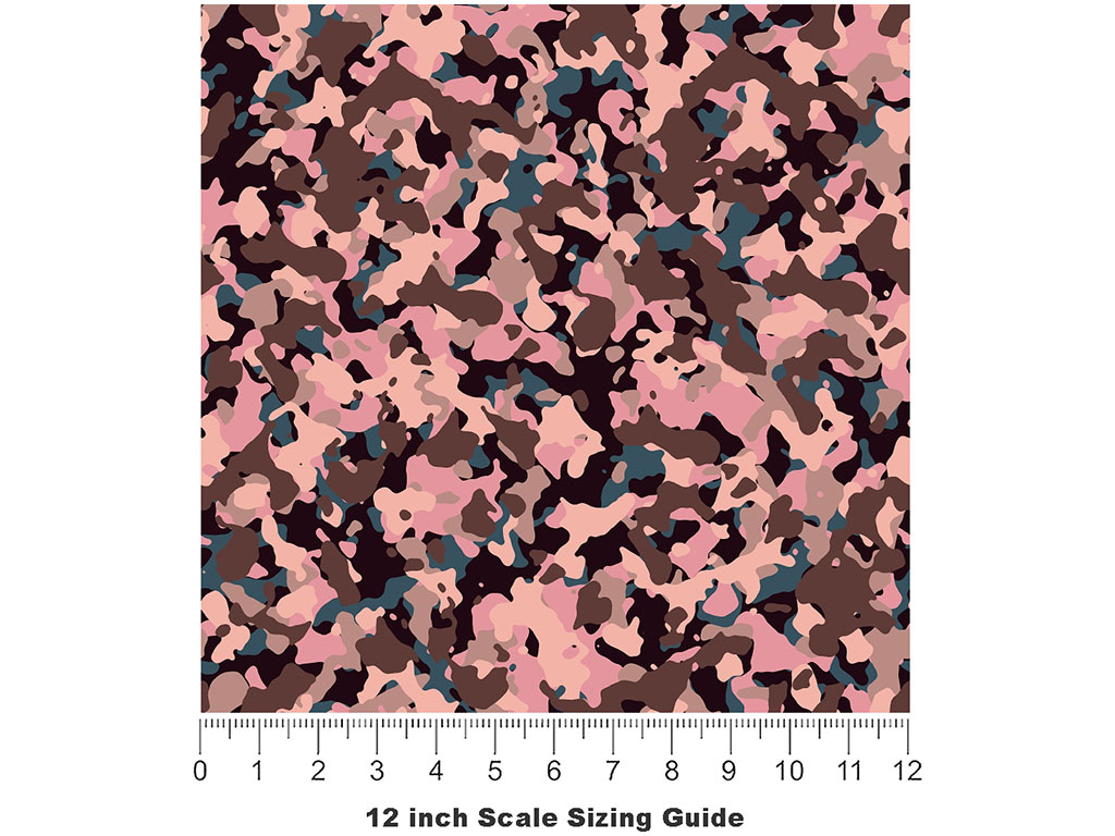 Crepe Multicam Camouflage Vinyl Film Pattern Size 12 inch Scale