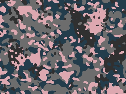 Rwraps™ Pink Camouflage Print Vinyl Wrap Film - Lemonade Green