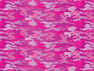 Rouge Woodland Camouflage Vinyl Wrap Pattern
