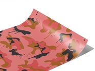 Salmon Graffiti Pink Camouflage Vinyl Wraps