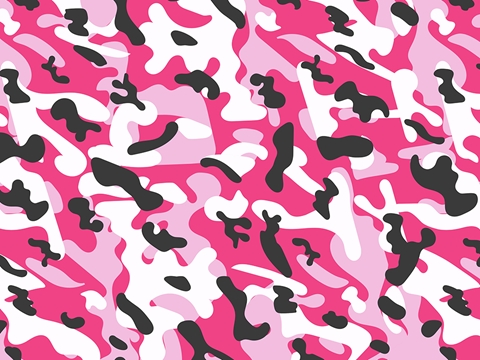 Rwraps™ Pink Camouflage Print Vinyl Wrap Film - Watermelon Napalm