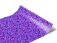 Neon Periwinkle Purple Camouflage Vinyl Wraps