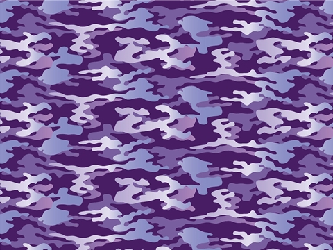 Rwraps™ Purple Camouflage Print Vinyl Wrap Film - Orchid Woodland