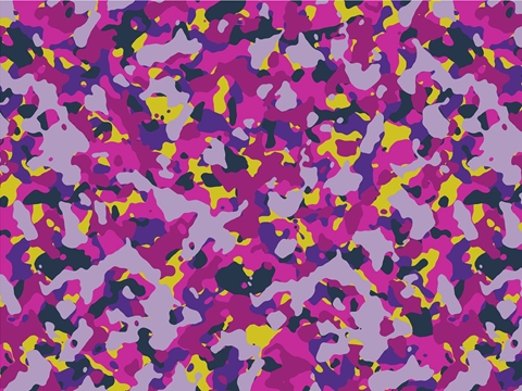 Rwraps™ Purple Camouflage Print Vinyl Wrap Film - Rainbow Heather
