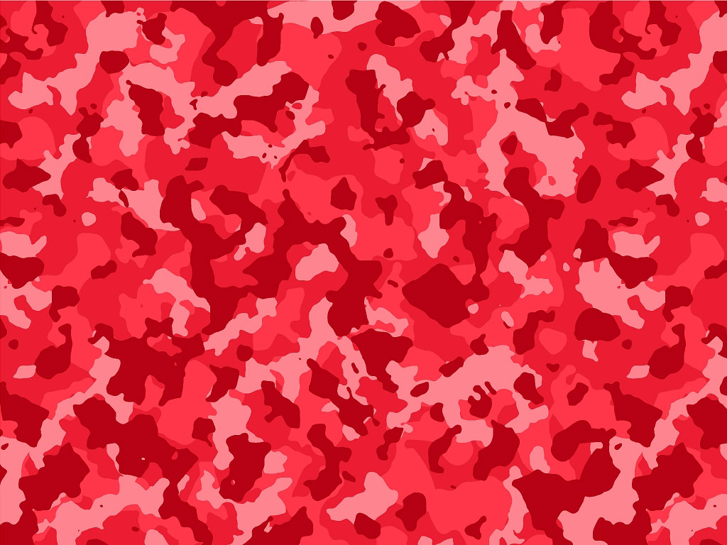 Rwraps™ Red Camouflage Print Vinyl Wrap Film - Blood Buckshot