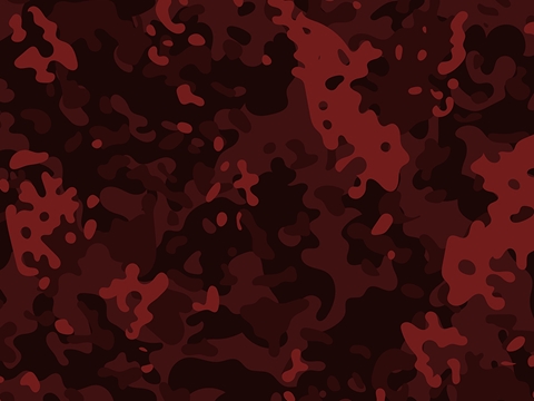 Rwraps™ Red Camouflage Print Vinyl Wrap Film - Burgundy ERDL