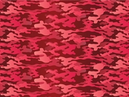 Candy Apple Camouflage Vinyl Wrap Pattern