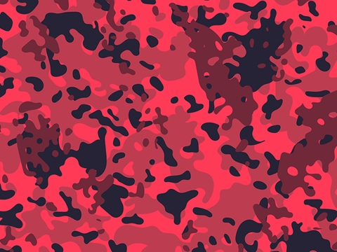 Rwraps™ Red Camouflage Print Vinyl Wrap Film - Crimson Sky