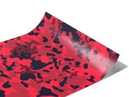Crimson Sky Red Camouflage Vinyl Wraps