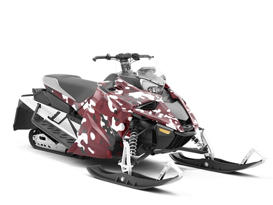 Lipstick Multicam Camouflage Custom Wrapped Snowmobile