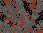 Ruby Gray Camouflage Vinyl Wrap Pattern