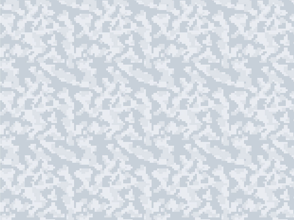 Rwraps™ White Camouflage Print Vinyl Wrap Film - Pixel Ice