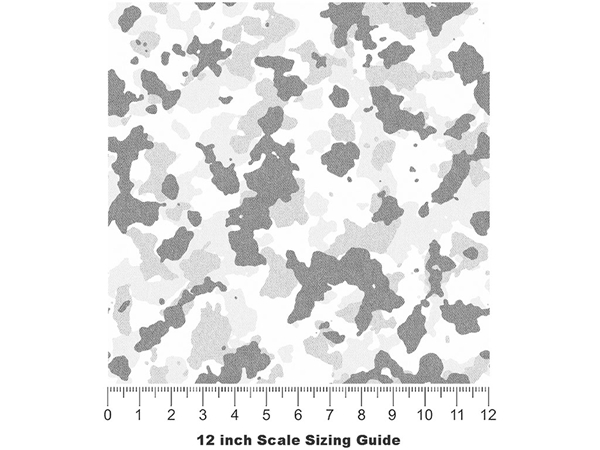Silver Flecktarn Camouflage Vinyl Film Pattern Size 12 inch Scale