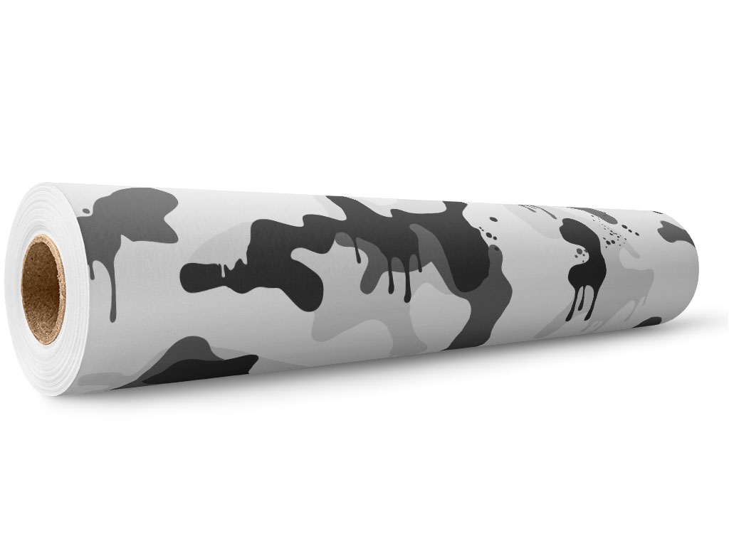 Snow Graffiti Camouflage Wrap Film Wholesale Roll