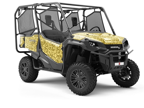 Blonde Cover Camouflage Utility Vehicle Vinyl Wrap