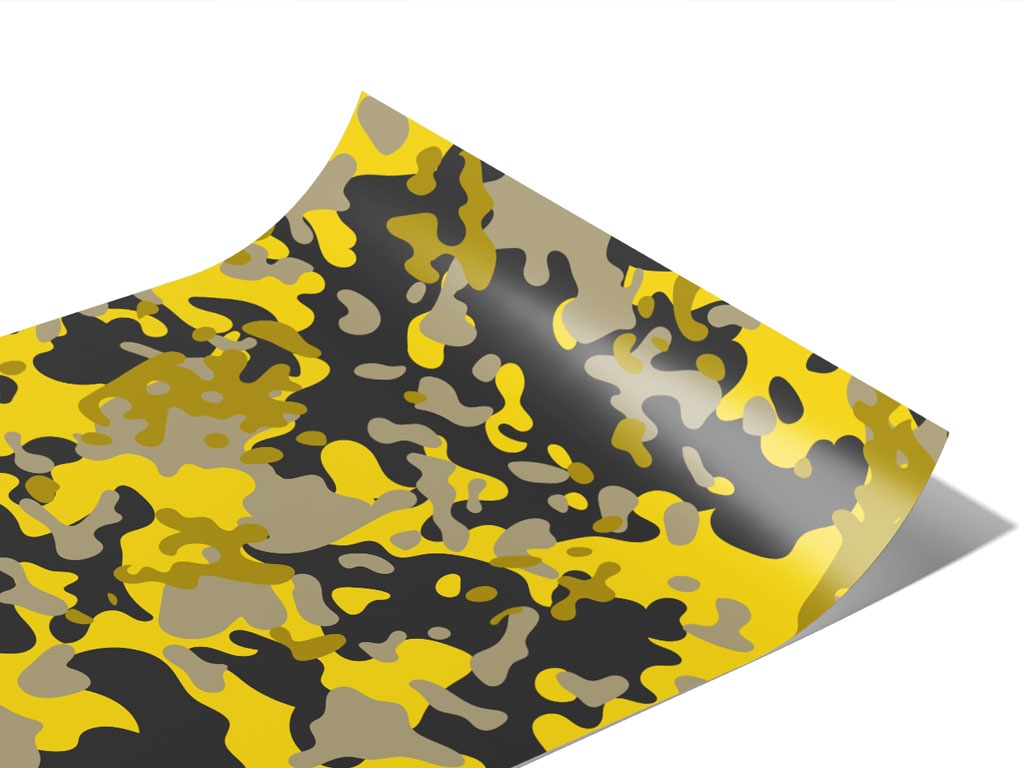 Rwraps™ Gold ERDL Yellow Camouflage Vinyl Wrap