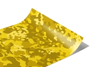 Saffron Veil Yellow Camouflage Vinyl Wraps