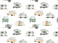 Camper Vans Camping Vinyl Wrap Pattern