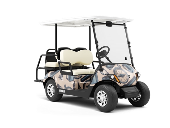 Lead On Camping Wrapped Golf Cart