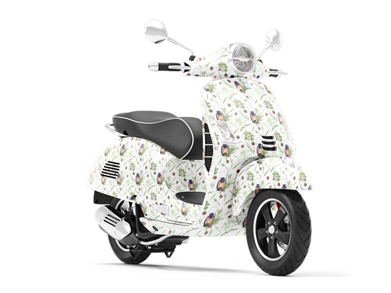 Natural Glow Camping Vespa Scooter Wrap Film