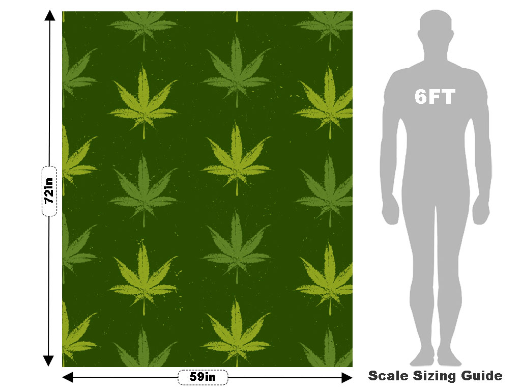 Devils Lettuce Cannabis Vehicle Wrap Scale