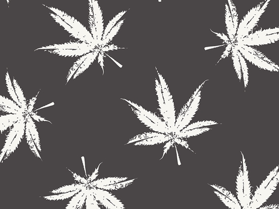 Smooth Ganja Cannabis Vinyl Wrap Pattern