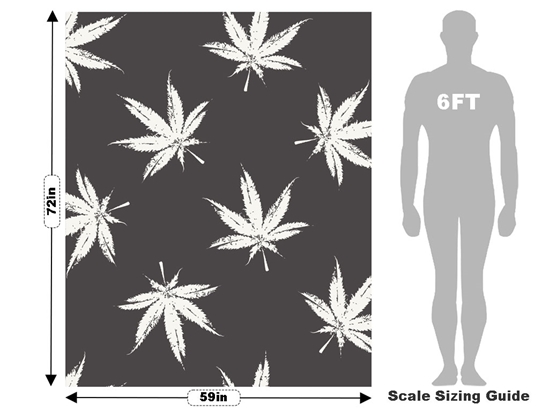Smooth Ganja Cannabis Vehicle Wrap Scale