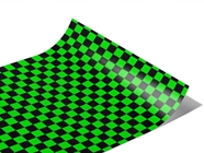 Green Checkered Series Custom Printed Wrap Film