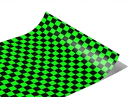 Neon Checkered Series Custom Printed Wrap Film