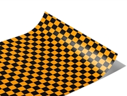 Orange Checkered Series Custom Printed Wrap Film