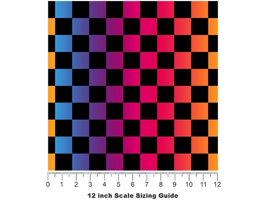 Prism Name3 Checkered Vinyl Film Pattern Size 12 inch Scale