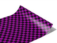 Purple Checkered Series Custom Printed Wrap Film