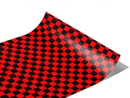 Red Checkered Series Custom Printed Wrap Film