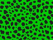 Green Cheetah Vinyl Wrap Pattern