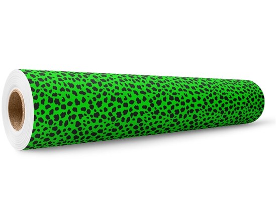 Neon Cheetah Wrap Film Wholesale Roll