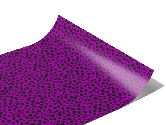 Purple Cheetah Vinyl Wraps