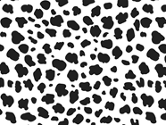 White Cheetah Vinyl Wrap Pattern