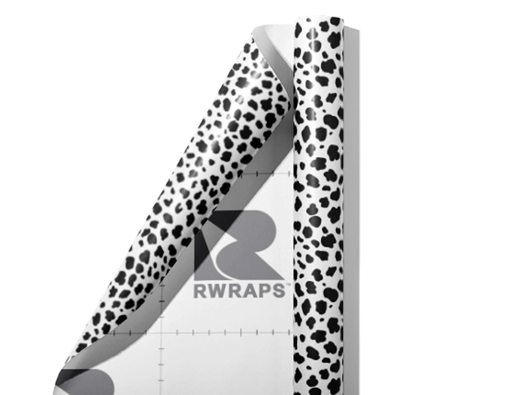 White Cheetah Wrap Film Sheets