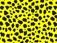 Yellow Cheetah Vinyl Wrap Pattern