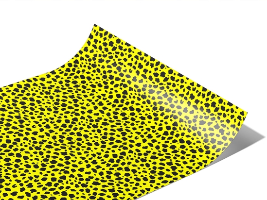 Yellow Cheetah Vinyl Wraps